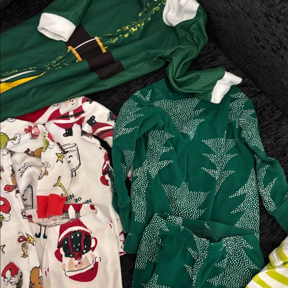 Boys 12mon Twin Christmas Pajama Bundle - Picture 6 of 7